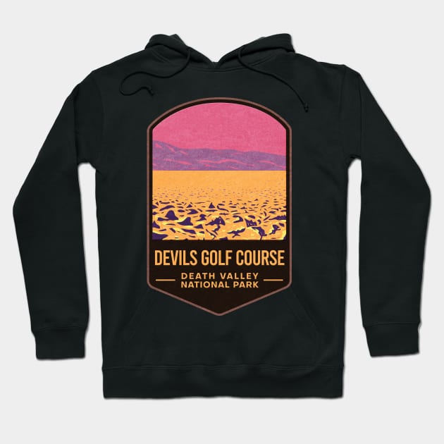 Devils Golf Course Death Valley National Park Hoodie by JordanHolmes